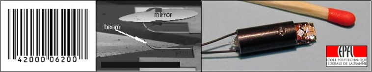 Fabrice Moret barcode scanning MEMS